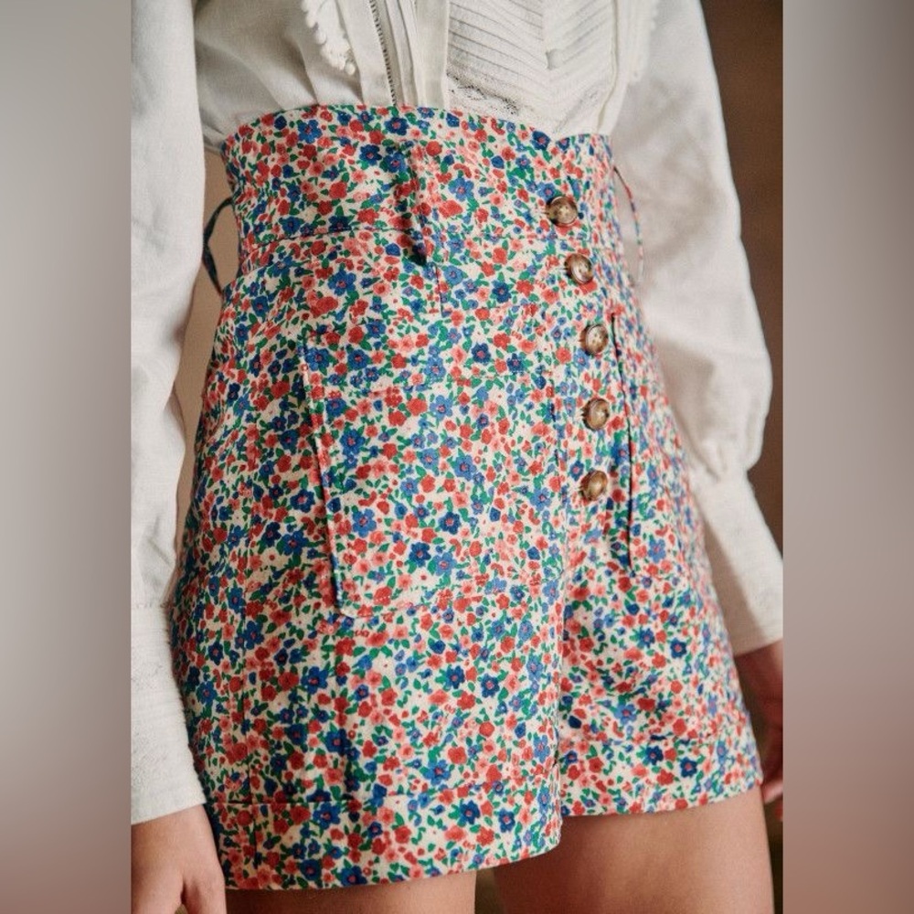 Sézane High-Waisted Harry Shorts